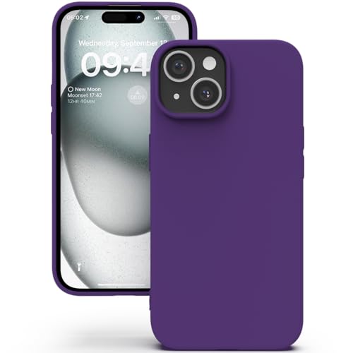 YATWIN für iPhone 15 Plus Hülle, Premium Silikon Handyhülle mit Kameraschutz, Seidig-Weicher Berühren Ultra Dünne Stoßfeste Kratzfeste Schutzhülle, Viola YATWIN für iPhone 15 Plus Hülle, Premium Silikon Handyhülle mit Kameraschutz, Seidig-Weicher Berühren Ultra Dünne Stoßfeste Kratzfeste Schutzhülle, Viola von YATWIN