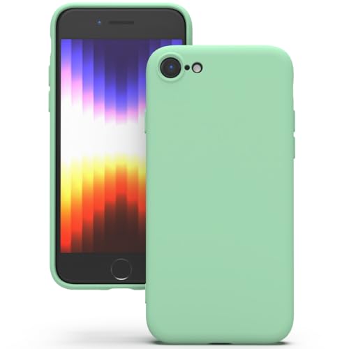 YATWIN für iPhone SE 2022/2020 Hülle, iPhone 8/7 Hülle, Premium Silikon Handyhülle mit Kameraschutz, Seidig-Weicher Berühren Ultra Dünne Stoßfeste Kratzfeste Schutzhülle, Hellcyan YATWIN für iPhone SE 2022/2020 Hülle, iPhone 8/7 Hülle, Premium Silikon Handyhülle mit Kameraschutz, Seidig-Weicher Berühren Ultra Dünne Stoßfeste Kratzfeste Schutzhülle, Hellcyan von YATWIN