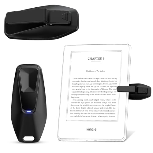 YAWFIER Fernbedienungs Seitenwender für Kindle Paperwhite Oasis Kobo eReader-Zubehör, Seitenwender Clicker für Kindle Android iOS Telefone Tablet Lesen von Romanen Comics Fotografieren (ZMatt Schwarz) YAWFIER Fernbedienungs Seitenwender für Kindle Paperwhite Oasis Kobo eReader-Zubehör, Seitenwender Clicker für Kindle Android iOS Telefone Tablet Lesen von Romanen Comics Fotografieren (ZMatt Schwarz) von YAWFIER