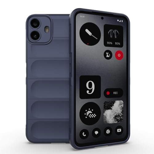 YAYIYY Hülle für Nothing CMF Phone 1, Weiches TPU, Sturzsicher, Kratzfest, Stoßdämpfende Schutzhülle für Nothing CMF Phone 1. Dunkelblau von YAYIYY