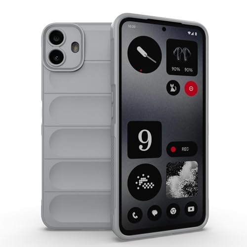 YAYIYY Hülle für Nothing CMF Phone 1, Weiches TPU, Sturzsicher, Kratzfest, Stoßdämpfende Schutzhülle für Nothing CMF Phone 1. Rauch Weiß von YAYIYY