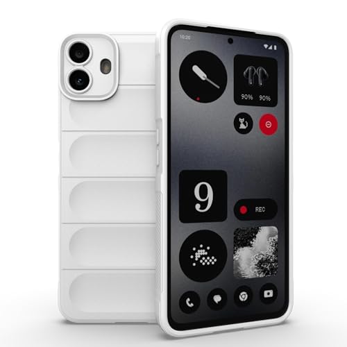 YAYIYY Hülle für Nothing CMF Phone 1, Weiches TPU, Sturzsicher, Kratzfest, Stoßdämpfende Schutzhülle für Nothing CMF Phone 1. Weiß von YAYIYY