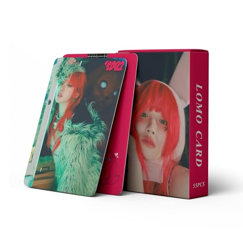 Yuqi Fotokarten < YUQ1 > Lomo Cards 2024 Fan Concert Cards Mini Merch Photo Cards YUQI Geschenk für Fans von YAzgan