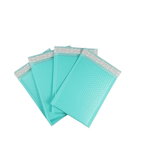 Luftpolster-Versandtaschen, 10 Stück 50 Stück schwarze Verpackungsumschläge Poly-Mailer selbstklebend gepolstert verwendbar 13 x 18 cm Versandbeutel Versiegelungspaketbeutel(25PCS-Blue,13 * 18cm) von YBAAKZIIR