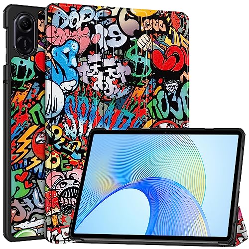 YBROY Hülle für Honor Pad X9 Tablette, Ultra Dünn mit Auto aufwachen/Schlaf Funktion Standfunktion Case, PU Leder Schutzhülle für Honor Pad X9.(Sternenklarer) von YBROY