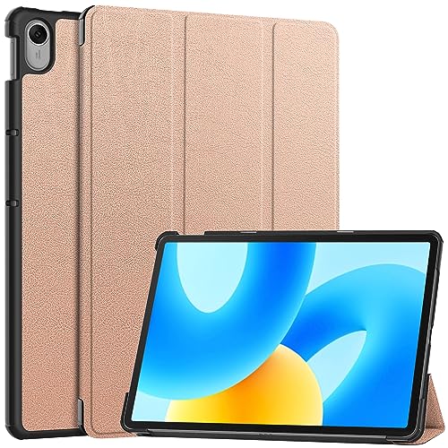 YBROY Hülle für Huawei MatePad 11.5 Tablette, Ultra Dünn mit Auto aufwachen/Schlaf Funktion Standfunktion Case, PU Leder Schutzhülle für Huawei MatePad 11.5.(Roségold) von YBROY