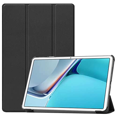 YBROY Hülle für Lenovo Tab M11 Tablette, Ultra Dünn mit Auto aufwachen/Schlaf Funktion Standfunktion Case, PU Leder Schutzhülle für Lenovo Tab M11.(Schwarz) von YBROY