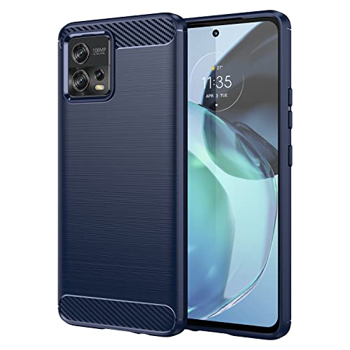YBROY Hülle für Motorola Moto G72, Kratzfest, Ultradünne Soft TPU Silikon Case, Stoßfest Handyhülle Cover Schutzhülle für Motorola Moto G72.(Blau) von YBROY