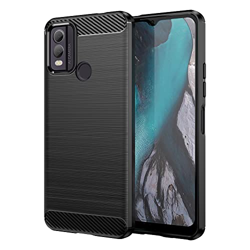 YBROY Hülle für Nokia C22, Kratzfest, Ultradünne Soft TPU Silikon Case, Stoßfest Handyhülle Cover Schutzhülle für Nokia C22.(Schwarz) von YBROY