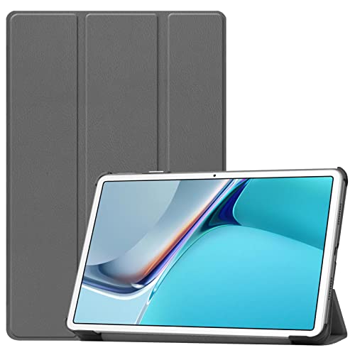 YBROY Hülle für Samsung Galaxy Tab S6 Lite (2024) Tablette, Ultra Dünn mit Auto aufwachen/Schlaf Funktion Standfunktion Case, PU Leder Schutzhülle für Samsung Galaxy Tab S6 Lite (2024).(Grau) von YBROY