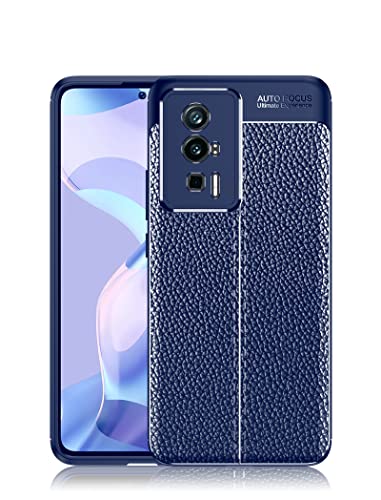 YBROY Hülle für Xiaomi Poco F5 Pro 5G, Kratzfest, Ultradünne Soft TPU Silikon Case, Stoßfest Handyhülle Cover Schutzhülle für Xiaomi Poco F5 Pro 5G.(Blau) von YBROY
