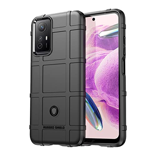 YBROY Hülle für Xiaomi Redmi Note 12S, Kratzfest, Ultradünne Soft TPU Silikon Case, Stoßfest Handyhülle Cover Schutzhülle für Xiaomi Redmi Note 12S.(Schwarz) von YBROY