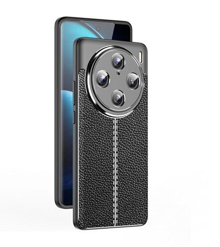 YBROY Hülle für vivo X100 Pro, Kratzfest, Ultradünne Soft TPU Silikon Case, Stoßfest Handyhülle Cover Schutzhülle für vivo X100 Pro.(Schwarz) von YBROY