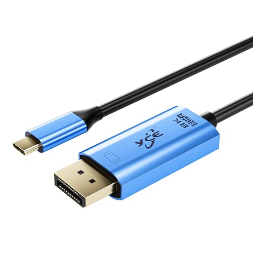 YCBUENO USB C auf DisplayPort1.4 Kabel 1.8M 8K@60Hz/4K@240Hz HDR VRR Thunderbolt 4 3 DP1.4 Kabel Kompatibel mit MacBook Pro Air M1 M2 iPad Pro Air 5 Surface Pro 8 Galaxy S23 S22 Ultra YCBUENO USB C auf DisplayPort1.4 Kabel 1.8M 8K@60Hz/4K@240Hz HDR VRR Thunderbolt 4 3 DP1.4 Kabel Kompatibel mit MacBook Pro Air M1 M2 iPad Pro Air 5 Surface Pro 8 Galaxy S23 S22 Ultra von YCBUENO