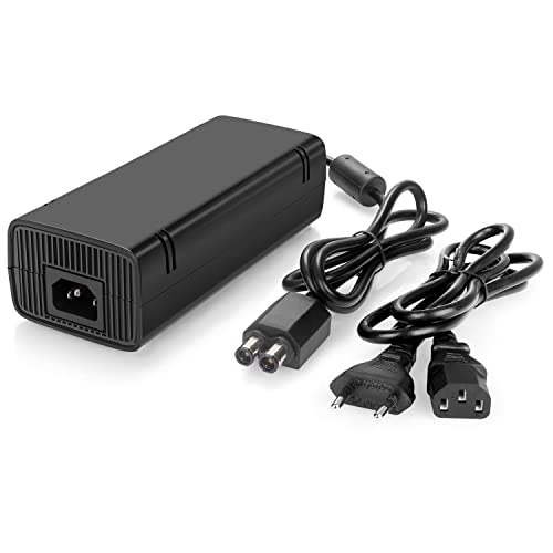 YCCSKY Netzteil für Xbox 360 Slim, AC Netzadapter, Baustein, Ladegerät für Xbox 360 Slim Konsole YCCSKY Netzteil für Xbox 360 Slim, AC Netzadapter, Baustein, Ladegerät für Xbox 360 Slim Konsole von YCCSKY