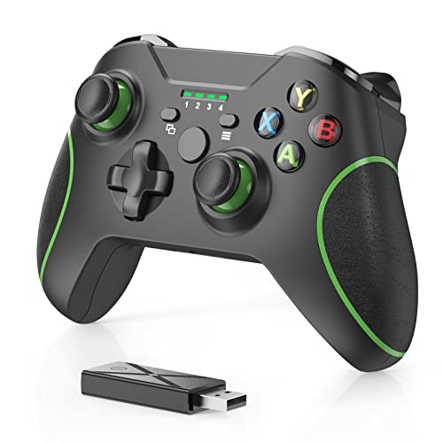 YCCSKY Wireless Controller für PC Window(10/11) Gamepad mit 2.4G Wireless Adapter,Dual Vibration Bluetooth Gamepad Joystick Wireless PC Controller für Window (10/11.(Nicht kompatibel mit Xbox one)) von YCCSKY