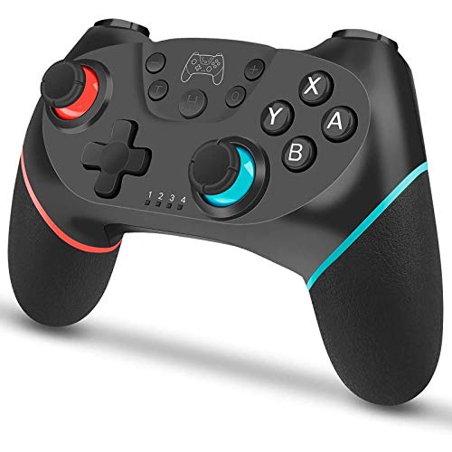 Wireless Switch Controller for Tears of Kingdom, YCCTEAM Switch Pro Controller with Dual Shock for Switch/Switch Lite/Switch OLED/PC, Pro Controller Switch Remote with Turbo/Motion Control von YCCTEAM