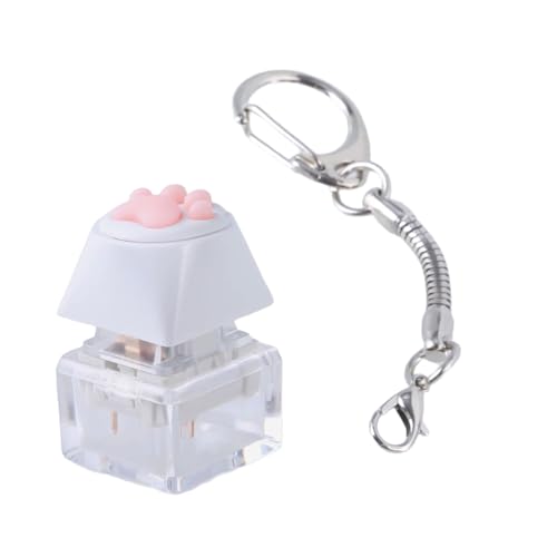 YCHUCH Silikon-Tester-Set, Motiv: Katzen und Pfoten, mechanische Tastaturschalter, Schlüsselanhänger, Stressabbau YCHUCH Silikon-Tester-Set, Motiv: Katzen und Pfoten, mechanische Tastaturschalter, Schlüsselanhänger, Stressabbau von YCHUCH