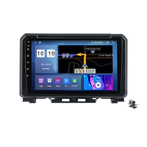 YCJB Android 10.0 Autoradio für Suzuki Jimny 2018-2022 Radio Navigation 9in Touchscreen 2 DIN Multimedia Video Player Sat FM-Empfänger mit 4G 5G WiFi DSP SWC Bluetooth Carplay,M600s von YCJB