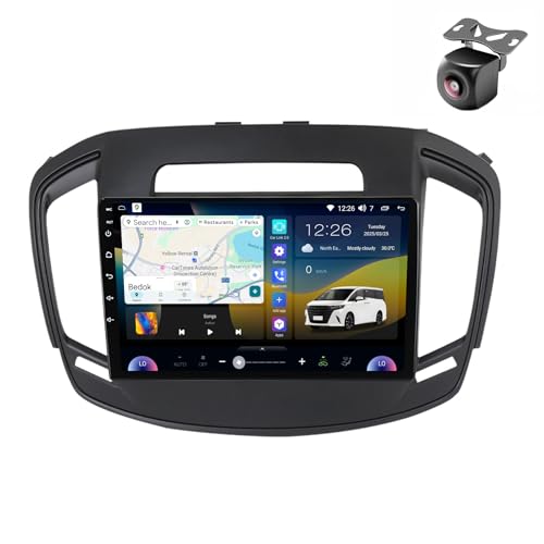 Android 14 Autoradio für Buick Regal für Opel Insignia 2013 2014 2015 2016 2017 GPS Navigation 9 Zoll Kapazitiver Touchscreen Auto Stereo Mit Lüfter SWC RDS Carplay Android Auto (M500S 8core 4+64G) von YDLXYWL