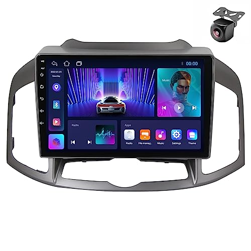 Android 14 Autoradio für Chevrolet Captiva 1 2011 2012 2013-2016 GPS Navigation 9 Zoll Kapazitiver Touchscreen Auto Stereo Mit Multimedia-Player RDS SWC Carplay Android Auto (M150CP 4core 2+32G) von YDLXYWL