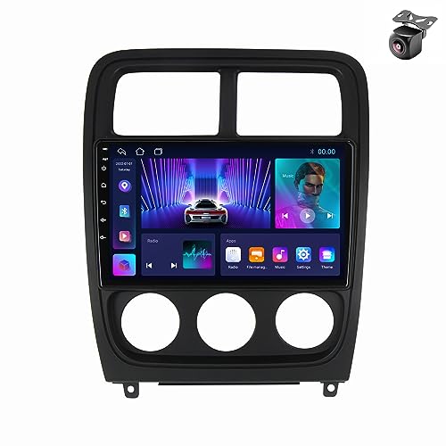 Android 14 Autoradio für Dodge Caliber PM 2009 2010 2011 2012 2013 GPS Navigation 9 Zoll Kapazitiver Touchscreen Auto Stereo Mit Lüfter Radio SWC FM RDS Carplay Android Auto (M150CP 4core 2+32G) von YDLXYWL