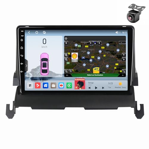 Android 14 Autoradio für Dodge Journey 2009 2010 2011 2012 GPS Navigation 9 Zoll Kapazitiver Touchscreen Auto Stereo Mit Lüfter Radio SWC FM RDS BT5.0 4G Carplay Android Auto (M800S 8core 8+256G) von YDLXYWL