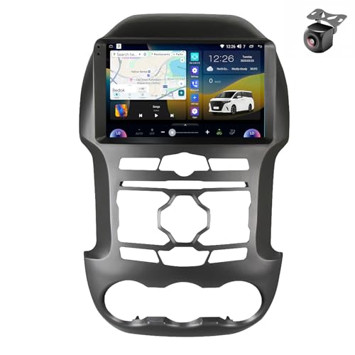 Android 14 Autoradio für Ford Ranger 2011 2012 2013 2014 2015 GPS Navigation 9 Zoll Kapazitiver Touchscreen Auto Stereo Mit Multimedia-Player Car Radio RDS Carplay Android Auto (M500S 8core 4+64G) von YDLXYWL