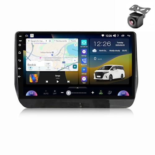 Android 14 Autoradio für Hyundai H1 2 Grand Starex TQ 2017-2022 GPS Navigation 9 Zoll Kapazitiver Touchscreen Auto Stereo Mit Multimedia-Player Car Radio Carplay Android Auto (M400S 8core 4+64G) von YDLXYWL