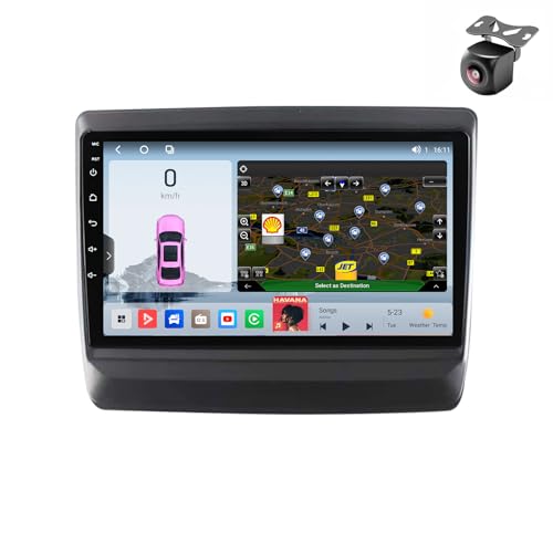 Android 14 Autoradio für Isuzu D-Max Dmax 2020 2021 2022 2023 GPS Navigation 9 Zoll Kapazitiver Touchscreen Auto Stereo Mit Lüfter Radio SWC FM RDS BT5.0 4G Carplay Android Auto (M600S 8core 6+128G) von YDLXYWL
