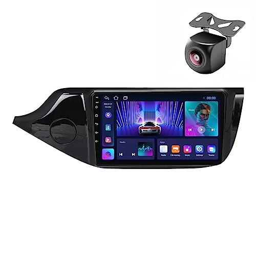 Android 14 Autoradio für KIA Cee'd CEED JD 2012 2013 2014 2015 2016 2017 2018 GPS Navigation 9 Zoll Kapazitiver Touchscreen Auto Stereo Mit Lüfter SWC RDS Carplay Android Auto (M100CP 4core 1+32G) von YDLXYWL