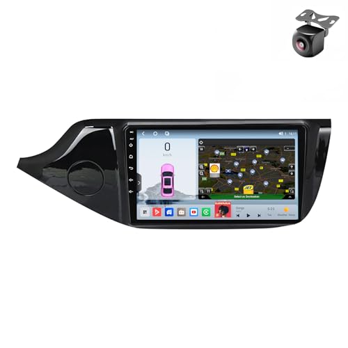 Android 14 Autoradio für KIA Cee'd CEED JD 2012 2013 2014 2015 2016 2017 2018 GPS Navigation 9 Zoll Kapazitiver Touchscreen Auto Stereo Mit Lüfter SWC RDS Carplay Android Auto (M600S 8core 6+128G) von YDLXYWL