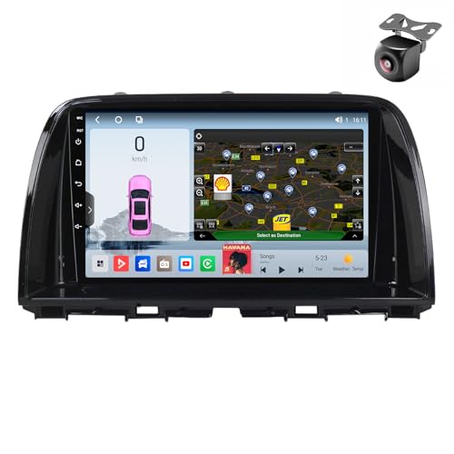 Android 14 Autoradio für Mazda CX5 CX-5 CX 5 2012 2013 2014 2015 GPS Navigation 9 Zoll Kapazitiver Touchscreen Auto Stereo Mit Lüfter Radio SWC FM RDS BT5.0 Carplay Android Auto (M800S 8core 8+256G) von YDLXYWL