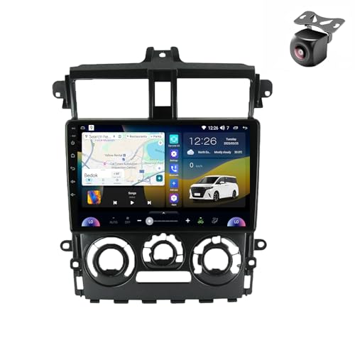 Android 14 Autoradio für Mitsubishi Colt Plus 2007 2008 2009 2010 2011 2012 GPS Navigation 9 Zoll Kapazitiver Touchscreen Auto Stereo Mit Lüfter RDS FM SWC Carplay Android Auto (M800S 8core 8+256G) von YDLXYWL