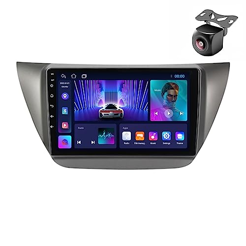 Android 14 Autoradio für Mitsubishi Lancer 9 CS 2000 2001 2002-2010 GPS Navigation 9 Zoll Kapazitiver Touchscreen Auto Stereo Mit Lüfter Radio RDS FM SWC Carplay Android Auto (M150CP 4core 2+32G) von YDLXYWL