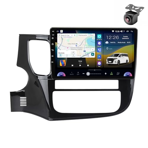 Android 14 Autoradio für Mitsubishi Outlander 3 GF0W GG0W 2012-2018 GPS Navigation 9 Zoll Kapazitiver Touchscreen Auto Stereo Mit Lüfter Radio RDS FM SWC Carplay Android Auto (M800S 8core 8+256G) von YDLXYWL