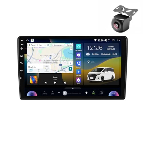 Android 14 Autoradio für Mitsubishi Zinger 2005 2006 2007 2008-2014 GPS Navigation 9 Zoll Kapazitiver Touchscreen Auto Stereo Mit Lüfter Radio RDS FM SWC Carplay Android Auto (M400S 8core 4+64G) von YDLXYWL