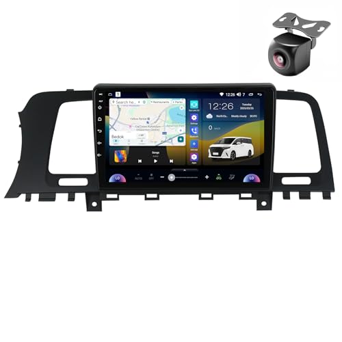 Android 14 Autoradio für Nissan Murano Z51 2008 2009 2010 2011-2016 GPS Navigation 9 Zoll Kapazitiver Touchscreen Auto Stereo Mit Lüfter Radio RDS FM SWC Carplay Android Auto (M800S 8core 8+256G) von YDLXYWL