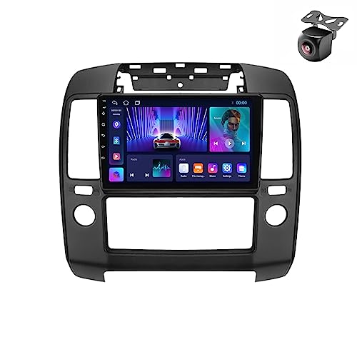 Android 14 Autoradio für Nissan Navara 3 D40 2004 2005 2006 2007-2010 GPS Navigation 9 Zoll Kapazitiver Touchscreen Auto Stereo Mit Lüfter Radio RDS FM SWC Carplay Android Auto (M100CP 4core 1+32G) von YDLXYWL
