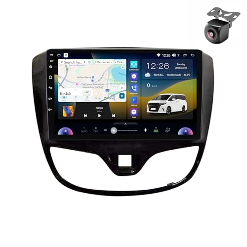 Android 14 Autoradio für Opel Karl Vinfast Fadil 2017 2018 2019 2020 GPS Navigation 9 Zoll Kapazitiver Touchscreen Auto Stereo Mit Lüfter Radio SWC FM RDS Carplay Android Auto (M400S 8core 4+64G) von YDLXYWL