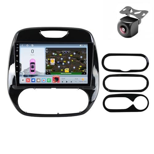 Android 14 Autoradio für Renault Captur CLIO Samsung QM3 2011 2012 2013-2020 GPS Navigation 9 Zoll Kapazitiver Touchscreen Auto Stereo Mit Radio SWC FM RDS Carplay Android Auto (M800S 8core 8+256G) von YDLXYWL