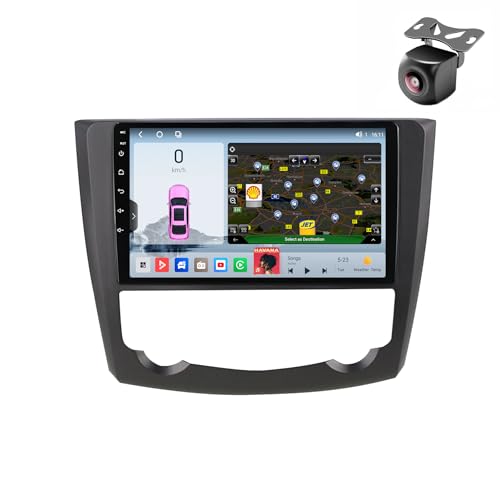 Android 14 Autoradio für Renault Kadjar 2015 2016 2017 2018 2019 GPS Navigation 9 Zoll Kapazitiver Touchscreen Auto Stereo Mit Radio SWC FM RDS 5G WiFi BT Carplay Android Auto (M800S 8core 8+256G) von YDLXYWL