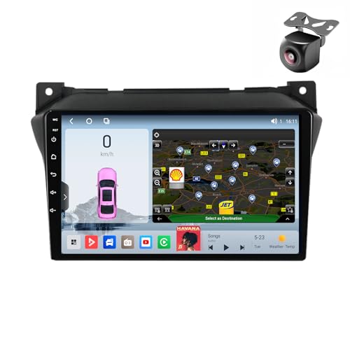 Android 14 Autoradio für Suzuki Alto Celerio 2009 2010 2011 2012 2013-2016 GPS Navigation 9 Zoll Kapazitiver Touchscreen Auto Stereo Mit Lüfter SWC FM RDS Carplay Android Auto (M200S 8core 2+32G) von YDLXYWL