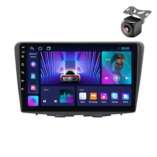 Android 14 Autoradio für Suzuki Baleno 2 2015 2016 2017 2018 2019 GPS Navigation 9 Zoll Kapazitiver Touchscreen Auto Stereo Mit Lüfter Radio SWC FM RDS QLED Carplay Android Auto (M150CP 4core 2+32G) von YDLXYWL