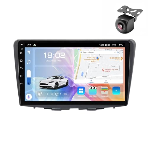 Android 14 Autoradio für Suzuki Baleno 2 2015 2016 2017 2018 2019 GPS Navigation 9 Zoll Kapazitiver Touchscreen Auto Stereo Mit Lüfter Radio SWC FM RDS QLED Carplay Android Auto (M800S 8core 8+256G) von YDLXYWL