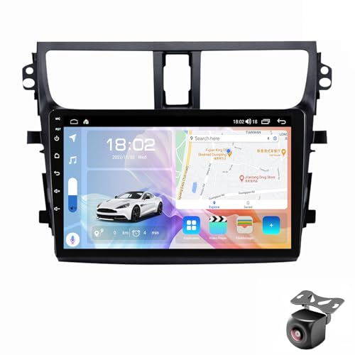 Android 14 Autoradio für Suzuki Celerio 2014 2015 2016 2017 2018 GPS Navigation 9 Zoll Kapazitiver Touchscreen Auto Stereo Mit Lüfter Radio SWC FM RDS QLED Carplay Android Auto (M200S 8core 2+32G) von YDLXYWL