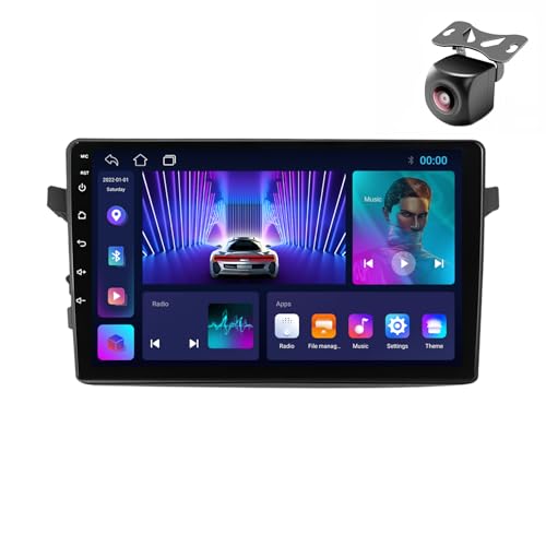 Android 14 Autoradio für Suzuki Celerio Cultus 2014 2015 2016 2017 GPS Navigation 9 Zoll Kapazitiver Touchscreen Auto Stereo Mit Lüfter Radio SWC FM RDS Carplay Android Auto (M100CP 4core 1+32G) von YDLXYWL