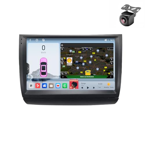Android 14 Autoradio für Toyota Prius 20 2003 2002 2004 2005 206 2007 2008 2009 GPS Navigation 9 Zoll Kapazitiver Touchscreen Auto Stereo Mit Radio SWC RDS Carplay Android Auto (M800S 8core 8+256G) von YDLXYWL