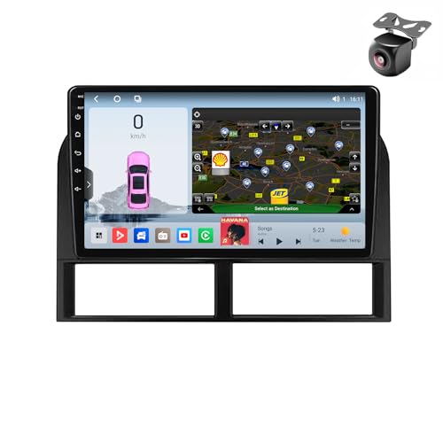 Android 14 autoradio für Jeep Grand Cherokee II WJ 1998 1999 2000 2001 2002-2004 GPS Navigation 9 Zoll Kapazitiver Touchscreen Auto Stereo Mit SWC FM RDS Carplay Android Auto (M800S 8core 8+256G) von YDLXYWL
