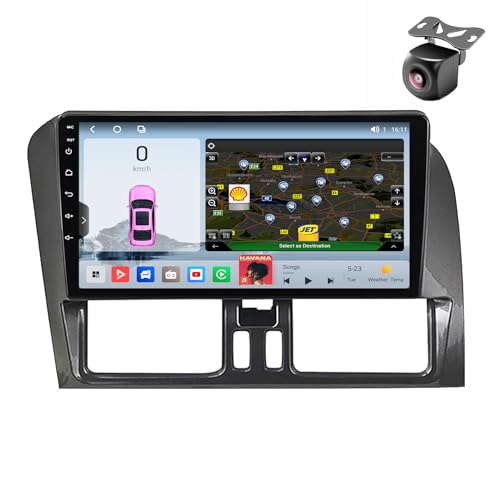 Android 14 autoradio für Volvo XC60 que 1 2008 2009 2010 2011 2012-2017 GPS Navigation 9 Zoll Kapazitiver Touchscreen Auto Stereo Mit Lüfter SWC WiFi RDS Carplay Android Auto (M800S 8core 8+256G) von YDLXYWL